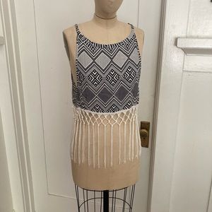 Beachy fringe top